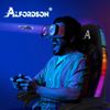 Racing Gaming Stuhl Massage LED RGB Beleuchtung Ergonomischer Gamer Sessel Bild 3