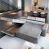 Masseno Ecksofa NOTO mit Schlaffunktion L-Form, Sofa mit Bettkasten Bild 3