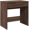 vidaXL Schminktisch mit Spiegel Braun Eichen-Optik 73x46,5x120 cm 848226 Bild 2