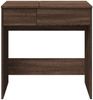 vidaXL Schminktisch mit Spiegel Braun Eichen-Optik 73x46,5x120 cm 848226 Bild 5