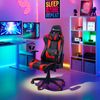 tectake Gaming-Stuhl Racing Gaming Stuhl (1er Set, 1 St), ergonomische Form, mit verstellbarer Rückenlehne Bild 2