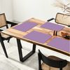 MuchoWow Platzset Innenbereich - Violett - Farben - Farbe - Einfarbig, (6-St), Platzsets, Tischset, Abwaschbar, Tischsets, Platzdeckchen Bild 4