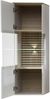 Wohnwand >Ina< (4-teilig) in Riva Eiche Dekor / Cashmere - 240x186x44 (BxHxT) Bild 4