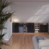 Küchenschrank für Dachschrägen R-Line Anthrazit Hochglanz 60 cm mit 2 Schubladen, Schrankkorpus 60 cm Tiefe Vicco Bild 5
