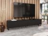 TV-Lowboard Dorson 200 (Farbe: Schwarz Graphit / Schwarz) Bild 3