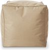Green Bean® Sitzsack-Hocker 40x40x40cm mit EPS-Perlen Füllung - Sitz-Pouf für Sitzsäcke - Sitzhocker für Kinder und Erwachsene - Beige Bild 2