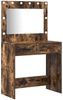 vidaXL Schminktisch mit Regal Braun 78,5 x 41 x 135 cm Holzwerkstoff 3334195 Bild 5
