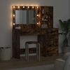 vidaXL Schminktisch mit Regal Braun 78,5 x 41 x 135 cm Holzwerkstoff 3334195 Bild 4