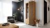 Newroom Vitrine Barea Wandpaneel Wildeiche Anthrazit Modern Vitrinenschrank Glasvitrine Bild 5