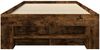 vidaXL Bettgestell ohne Matratze Räuchereiche 90x200 cm Holzwerkstoff 3295496 Bild 5