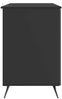vidaXL Schreibtisch mit Regal Schwarz 142,5 x 50 x 75 cm Holzwerkstoff 3414631 Bild 5