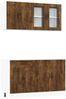 vidaXL 4-tlg. Küchenschrank-Set Kalmar Räuchereiche Holzwerkstoff 3314856 Bild 2