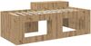 vidaXL Hochbett mit Schreibtisch für Kinder Artisan-Eiche 3422666 Bild 5
