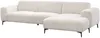 Vente-unique - SAPIGO Sofa Stoff Beige - B 98 cm x H 80 cm x L 306 cm Bild 2