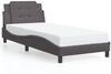 vidaXL Bettgestell mit LED ohne Matratze "Zadar" Grau 90x200 cm 3214085 Bild 5