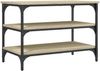 vidaXL Schuhbank Sonoma-Eiche 70x38,5x49 cm Holzwerkstoff 839039 Bild 2