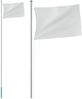 vidaXL Fahnenmast Teilbar Silbern 6,08 m Aluminium 153562 Bild 2