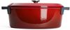WOLL Gusseisentopf „Iron“ 26 x 34 cm / 7,5 L – Chili Red, emailliert mit Silikongriff & Selbstbasiert-Deckel, induktionsgeeignet & spülmaschinenfest Bild 2
