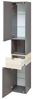 Hochschrank Sylt / Quickset 394, Holzwerkstoff, Grau, Holzfarben, 30 x 170 x 33 cm Bild 2