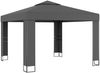 Gartenpavillon, Pavillon mit Doppeldach 3 x 3 m Anthrazit Bild 2