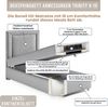 Best for Home Boxspringbett Trinity K-10 Boxspringbett mit Bettkasten & Bonell-Matratze Bild 4