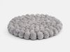 myfelt Topfuntersetzer Filzkugel Topfuntersetzer ⌀ 20 cm, Zubehör für Pfannen, Töpfe, Küchentisch, Auflaufformen, 100 % reine Schurwolle, hitzebeständig Bild 3