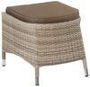 Hocker Fußbank Topeka natur Rattanoptik, Garten, wetterfest Bild 2