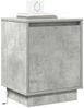 vidaXL Nachttisch Beton Grau 39 x 34,5 x 50 cm Holzwerkstoff 869600 Bild 3