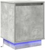 vidaXL Nachttisch Beton Grau 39 x 34,5 x 50 cm Holzwerkstoff 869600 Bild 5