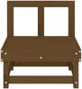 vidaXL Garten-Mittelsofa Honigbraun Massivholz Kiefer 825376 Bild 3