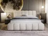 GRAINGOLD Cloud Bett 160x200, Polsterbett mit Bettkasten, Velvet-Stoff, mit Kopfteil, Beige Bild 3