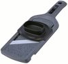 Fackelmann Gemüsehobel mit Restehalter grau Rostfrei 31×12×3,5 cm Bild 4