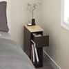 SoBuy FBT111-SCHx2 Nachttisch 2er Set, MDF, Lackiert, Schwarz, 35 x 60 x 20 cm Bild 4