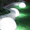 LED Außenleuchte, Kugel, Weiß, Solar, IP44, 4-flammig Bild 5