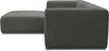 DOMO. collection Ecksofa 800013, kleine Couch in L-Form, rechteckig mit gepolsterte Rückenlehne, Modul-Element, Sofa, Polsterecke, Eckcouch, Polsterganitur 216 x 193 x 69 (BxTxH), grau Bild 3
