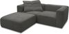 DOMO. collection Ecksofa 800013, kleine Couch in L-Form, rechteckig mit gepolsterte Rückenlehne, Modul-Element, Sofa, Polsterecke, Eckcouch, Polsterganitur 216 x 193 x 69 (BxTxH), grau Bild 2