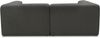 DOMO. collection Ecksofa 800013, kleine Couch in L-Form, rechteckig mit gepolsterte Rückenlehne, Modul-Element, Sofa, Polsterecke, Eckcouch, Polsterganitur 216 x 193 x 69 (BxTxH), grau Bild 4