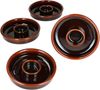 4x Juego Tapas Schale Ø17,8cm Olivenschale Ton-Cazuela mit Kernablage Antipasti Bild 2