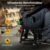 COSTWAY Arbeitshocker, mit Geräteablage, Werkzeughalter & Rollen, bis 136 kg Bild 4