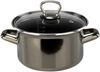 Bemus Emaille Kochtopf-Set BLACK PEARL 7tlg, anthrazit glänzend Bild 4