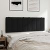 vidaXL Kopfteil-Kissen Schwarz 140 cm Samt 374671 Bild 4