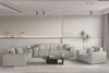 Sessel Designersessel CELES PREMIUM in Stoff Scala Sandgrau Bild 5