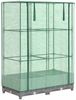 vidaXL Hochbeet mit Gewächshaus-Aufsatz Rattan-Optik 80x40x123 cm 4015852 Bild 2