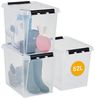 SmartStore Aufbewahrungsbox Classic 52L mit Deckel 52 Liter 50 x 39 x 41 cm Bild 2