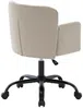 Vente-unique - TOARA Office chair Stoff Beige - B 54 cm x H 87 cm77 cm x L 53 cm Bild 5