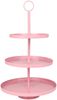4x Etagere 3 Etagen aus Metall Servierständer Kuchenständer Gebäckständer Präsentierständer Tischdeko Stufenregal Dekoregal Bild 3