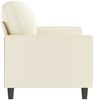 vidaXL 2-Sitzer-Sofa Creme 140 cm Samt 359207 Bild 4