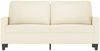 vidaXL 2-Sitzer-Sofa Creme 140 cm Samt 359207 Bild 3