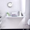 Klapptisch zur Wandmontage H 18.5 x T 114 x B 56 cm aus MDF in Weiß, platzsparend und kratzfest für Home Office & Küche Bild 4