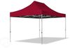 3x4,5 m Faltpavillon PROFESSIONAL Alu 40mm, Seitenteile mit Panoramafenstern, rot Bild 2